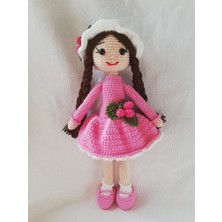 Oyuncak Park Pembe Kikona Çiçeği Bebek Amigurumi  Oyuncak