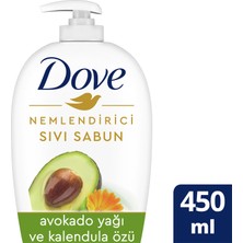 Dove Nemlendirici Sıvı Sabun Avokado Yağı Ve Kalendula Özü 450 ml