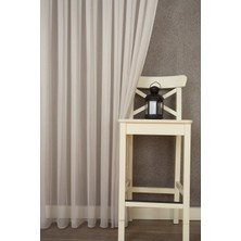 Massarelli Etamin Tül Gümüş  1-2,5 Orta Sık Pile 100X260