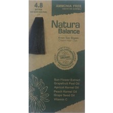 Natura Balance Natural Cosmetic Natura Balance Saç Boyası 4.8 Bitter
