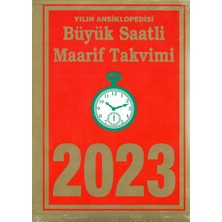 Saatli Maarif 2023 Yılı Büyük Boy Saatli Maarif Takvimi