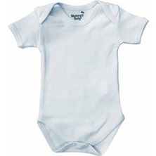 Mummy's Baby Kısa Kollu Çıtçıtlı Body Mavi