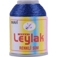 Leylak Renkli Sim Ipliği Mavi