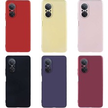 Case 4U Huawei Nova 9 SE Kılıf Klasik Mat Renkli Yumuşak Premier Silikon Altın