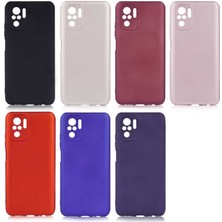 Case 4U Xiaomi Poco M5s Kılıf Klasik Mat Renkli Yumuşak Premier Silikon Altın