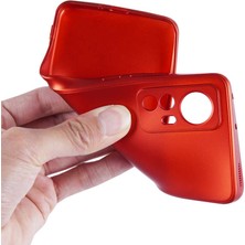 Case 4U Xiaomi Mi 12 Kılıf Klasik Mat Renkli Yumuşak Premier Silikon Mürdüm