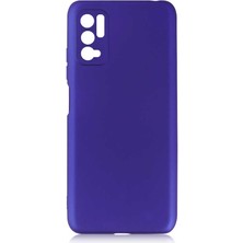 Case 4U Xiaomi Redmi Note 10 5G Kılıf Klasik Mat Renkli Yumuşak Premier Silikon Saks Mavi