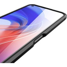 Case 4U Oppo A36 Kılıf Rugan Armor Deri Görünümlü Yüksek Kalite Silikon Niss Siyah