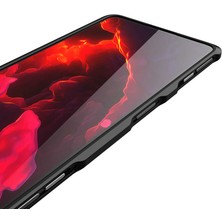 Case 4U Xiaomi Redmi K40 Gaming Kılıf Rugan Armor Deri Görünümlü Yüksek Kalite Silikon Niss Lacivert