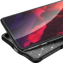 Case 4U Xiaomi Redmi K40 Gaming Kılıf Rugan Armor Deri Görünümlü Yüksek Kalite Silikon Niss Lacivert