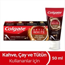 Colgate Optic White Kahve, Çay ve Tütün Kullanıcıları Için Beyazlatıcı Diş Macunu 50 ml