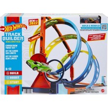 Hot Wheels HDX79 Hw Track Builder Spiral Dönüşlü Pist Seti, Track Builder