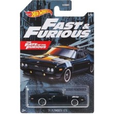 Hot Wheels Fast & Furious Arabalar GYN28 GRP57 71 Plymouth Gtx
