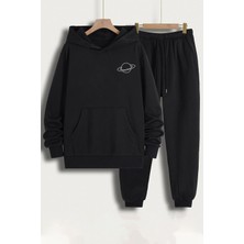 Trendypassion Unisex Saturn Baskılı Eşofman Takımı