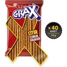 Eti Crax Çubuk Kraker 40 Adet x 34 gr
