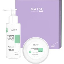 Matsu Intensive Repair Yıpranmış Saçlara Özel Şampuan ve Maske Seyahat Boy Bakım ve Onarım Seti