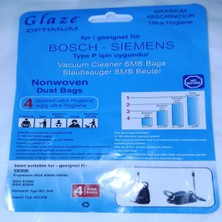 Abnturk Özel Üretim 5 Adet Bosch Typ 461349 Süpürge Toz Torbası Sıfır Düzeyinde 3 Kat Elyaf