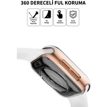 Deilmi Apple Watch Şeffaf 1 2 3 38 Mm Uyumlu 360 Tam Koruma Silikon Akıllı Saat Ekran Koruyucu