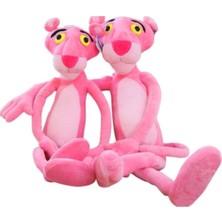 Furkan Oyuncak Sevimli Pembe Panter 36.40 cm Peluş Oyuncak Uyku Arkadaşı