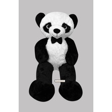 Halley Oyuncak 100 cm Papyonlu Panda - Siyah Papyonlu