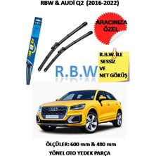 Rbw  Audi Q2 (2016-2022) Aracınıza Özel Muz Tip Silecek Takımı