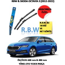 Rbw  Skoda Octavia 3  (2012-2022) Aracınız Için  Özel Muz Tip Silecek Takımı