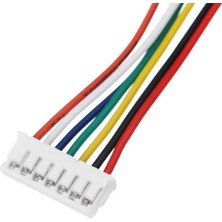 Sanec 2mm 7pin Jst Ph Kablolu Konnektör Beyaz Takım 30CM