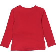 Panço Kız Bebek Bisiklet Yaka T-Shirt