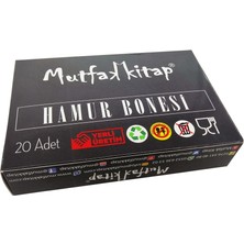 Mutfak Kitap Hamur Bonesi 20li Paket 21 İNÇ- Beyaz