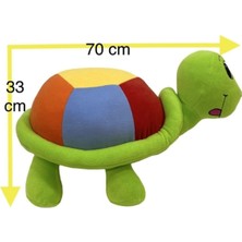 Gran Toys Tosbik Sevimli Boy Kaplumbağa Peluş 70 cm Tosbik Büyük