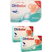 Otribebe Nazal Burun Aspiratörü + 10 Adet Yedek Uç 2'li Paket