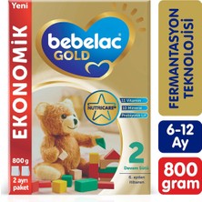 Bebelac Gold 2 Toz Devam Sütü 800 G 6-12 Ay Sütlü İçerik ile Besleyici ve Zengin Vitamin