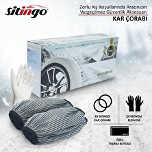 Sitingo Oto Lastik Kar Çorabı Professional Series