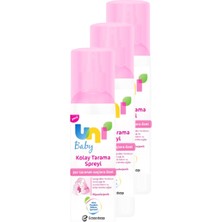 Uni Baby Kolay Tarama Spreyi 200 ml 3^lü Set