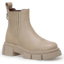 Nine West Elenı 2pr Krem Kadın Chelsea Bot