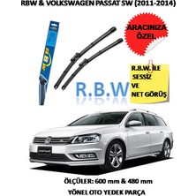 Rbw  Volkswagen Passat Sw  (2011-2014) Aracınız Için Özel Muz Tip Silecek Takımı