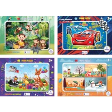 Adam Games 35 Parça Frame Puzzle 4'lü Set