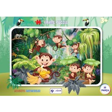 Adam Games 35 Parça Frame Puzzle 4'lü Set