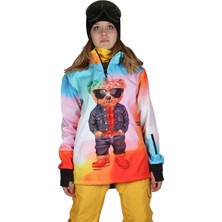 Snowsea SS7915 Cool Teddy Kadın Kar ve Kayak Montu, Bayan Renkli Snowboard Montu