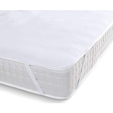 Baby Meva Dört Mevsim Tek Kişilik Dört Köşe Lastikli Su Sıvı Geçirmez Yatak Koruyucu Alez Pamuk Yüzey 180X200