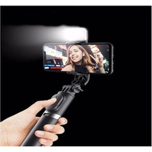 Airstorr LED Işıklı Selfie Çubuğu Bluetooth Kumandalı Kablosuz Tripot Selfie Monopod Selfie Stick Selfi Tripod