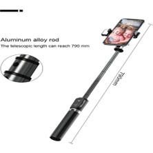 Airstorr LED Işıklı Selfie Çubuğu Bluetooth Kumandalı Kablosuz Tripot Selfie Monopod Selfie Stick Selfi Tripod