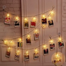 Kuzey Butterfly Clips String LED Lights Pilli Kelebek Mandal LED Işık Gün Işığı LED Işık Yılbaşı Ağacı Işığı  Pilli LED Işık