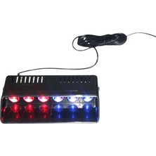 Drs Tuning Flaş LED Çakarlı 6W Kırmızı-Mavi 8 Fonksiyonlu / LAPA174