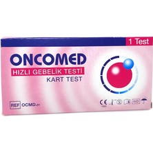 Oncomed Hızlı Hamilelik Testi Kart Test -VB716