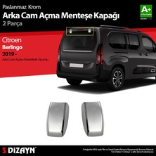 Drs Tuning Citroen Berlingo Krom Arka Cam Açma Menteşe Kapağı 2 Prç 2019 Üzeri