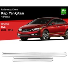 Drs Tuning Honda Civic Krom Kapı Yan Çıtası 2012-2016