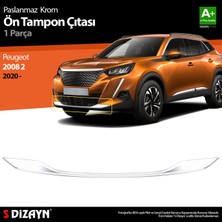 Drs Tuning Peugeot 2008 2 Krom Ön Tampon Çıtası 2020 Üzeri