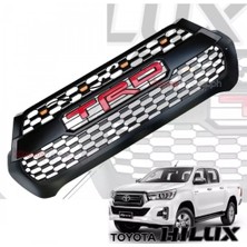 Drs Tuning Toyota Hilux Ön Panjur Seti Siyah Renk Trd Logolu Ledli 2021 ve