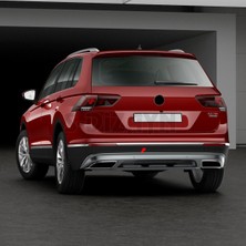 Drs Tuning Volkswagen Tiguan Krom Arka Tampon Alt Çıtası 3 Prç. 2016 Üzeri